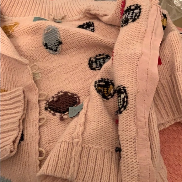 Anthropologie knit sweater with colorful circles - Picture 7 of 10